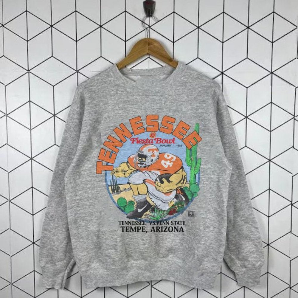Vintage 1992 Tennessee Volunteers Football fiesta bowl arizona sweatshirt shirt